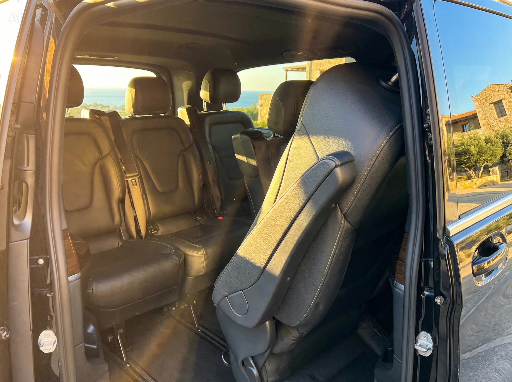 Drive Me black vehicle rear passenger seating